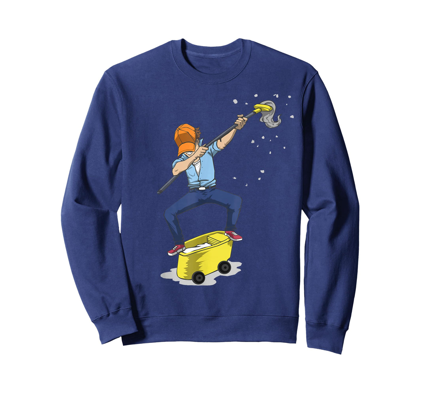 Dabbing Janitor Tshirt, Funny Dancing Gift for Custodian T-Shirt
