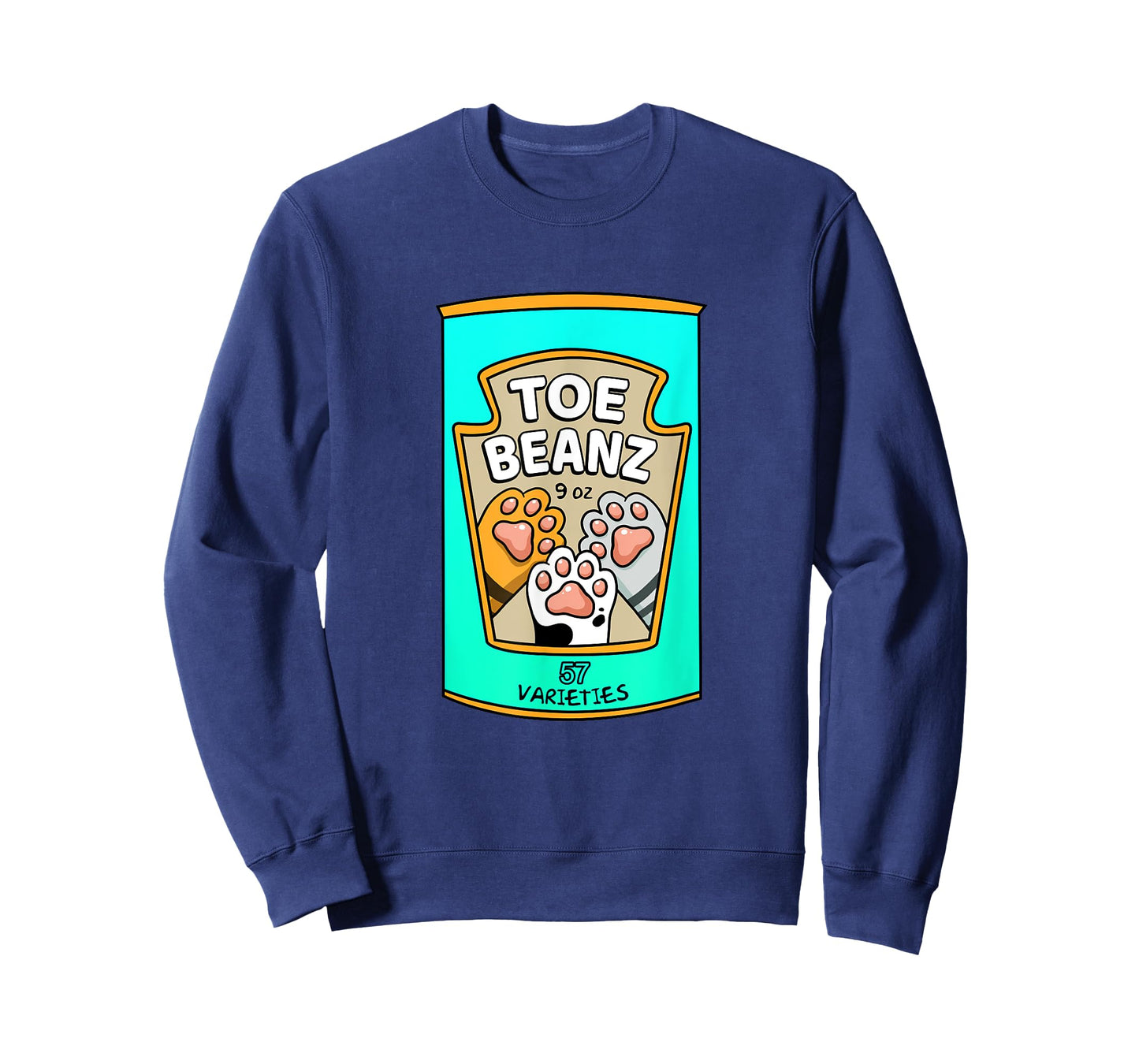 Toe Beanz! Super Cute Cat Paws Beans Funny Cat Lovers T-Shirt