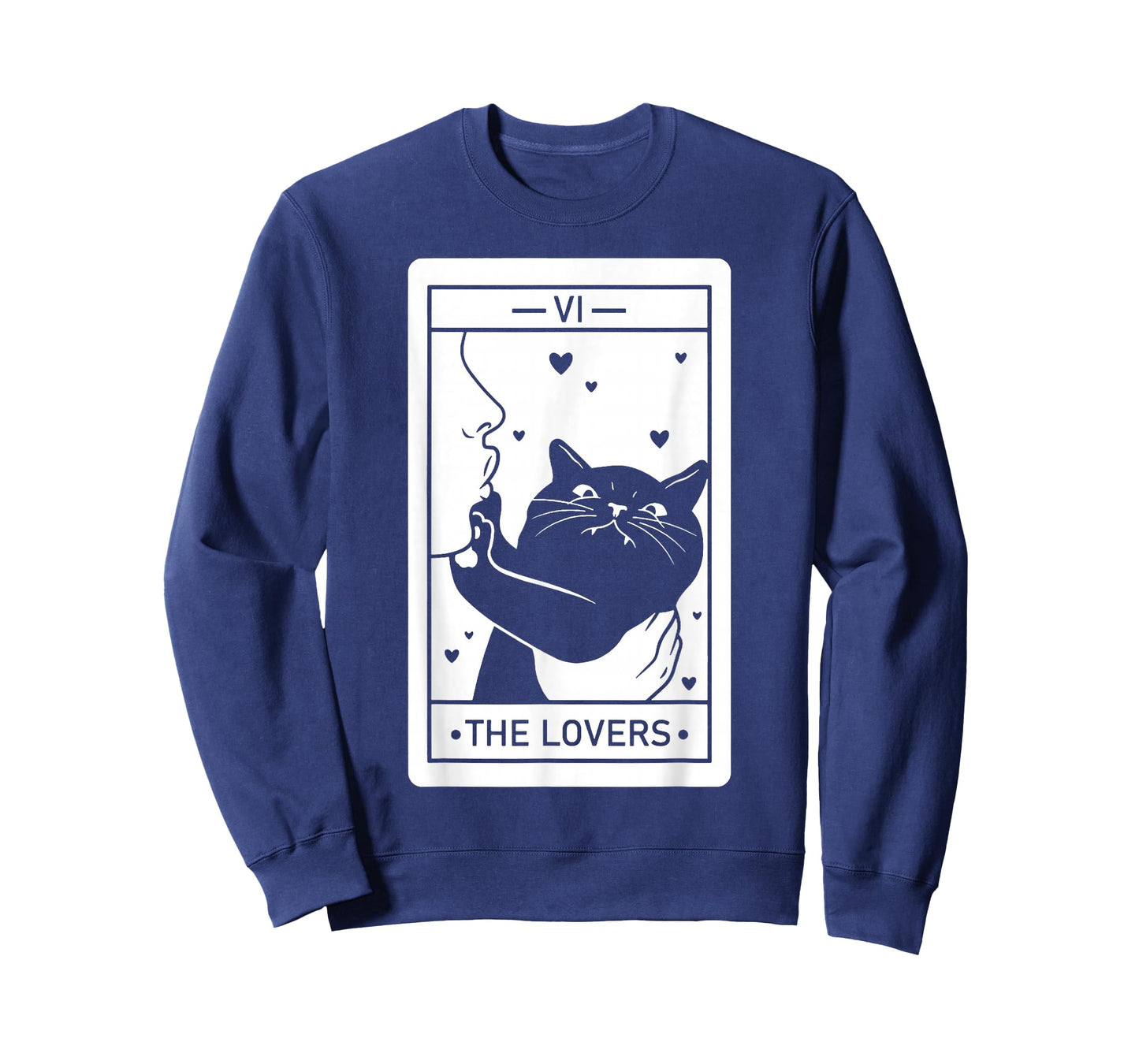 The Lovers Cat Humor Tarot Card Halloween Black Cats Lover T-Shirt