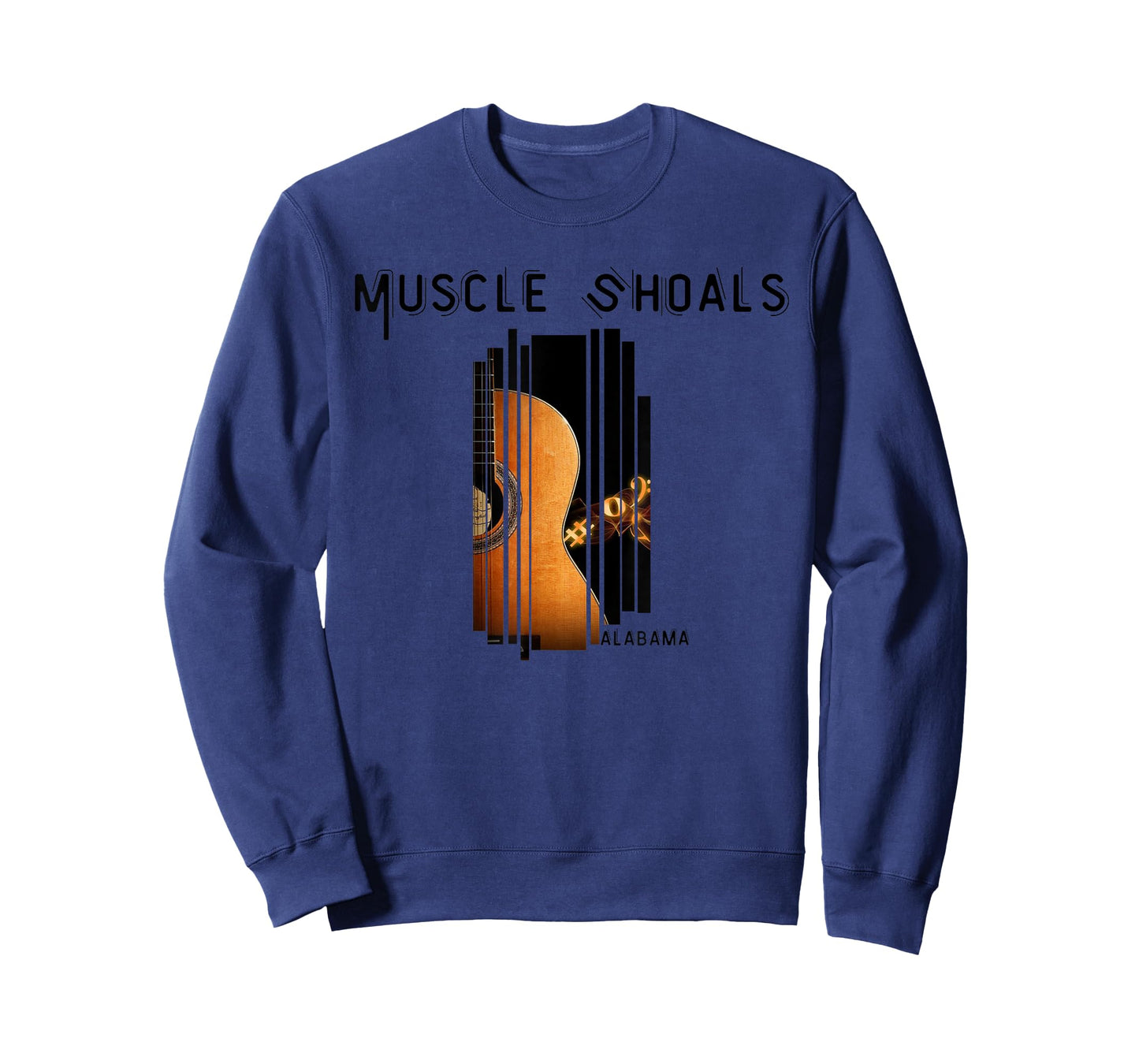 Muscle Shoals Alabama AL Distressed Grunge Text Music City T-Shirt