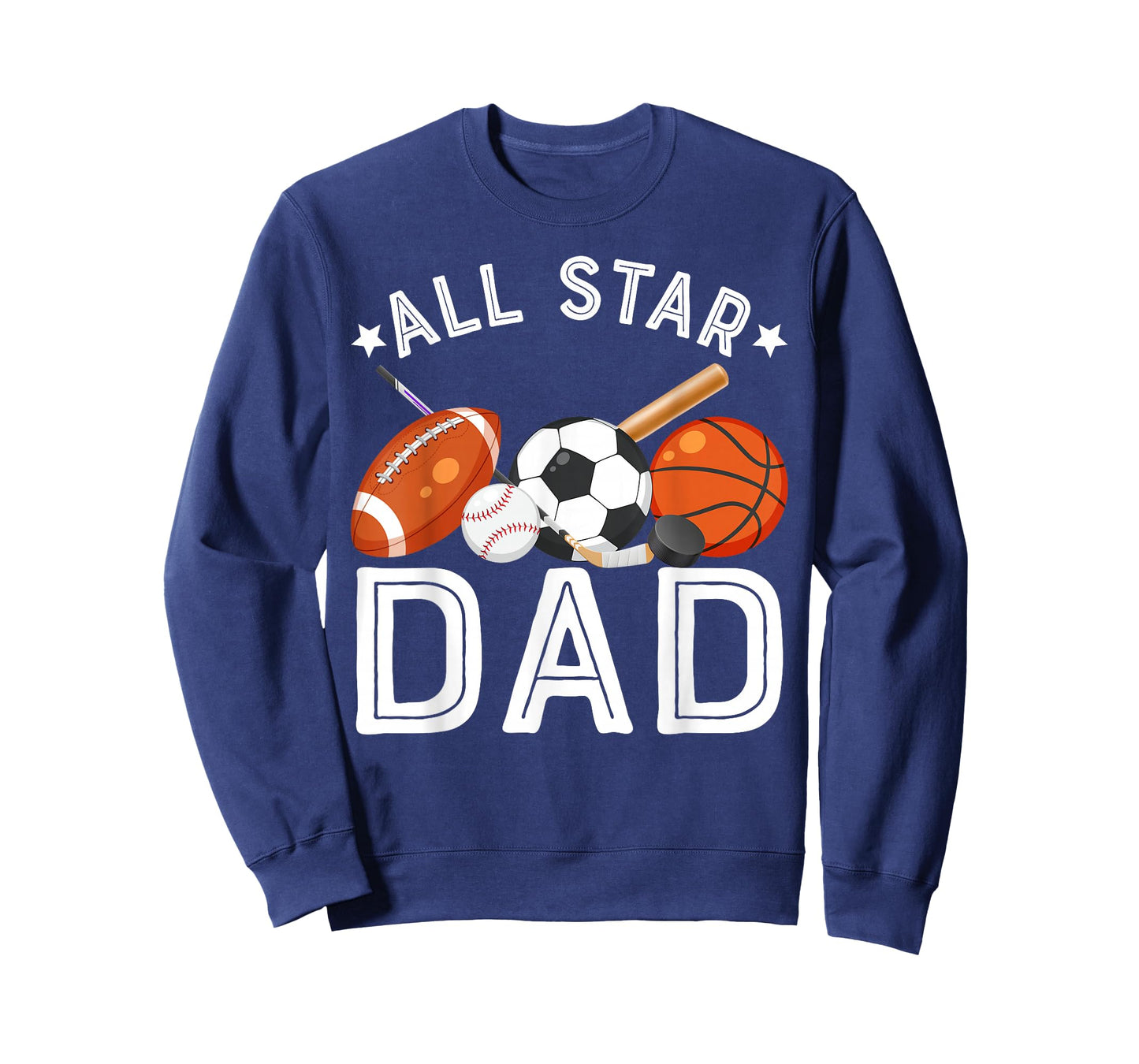 All Star DAD of The Birthday Boy Basketball Soccer Sport T-Shirt