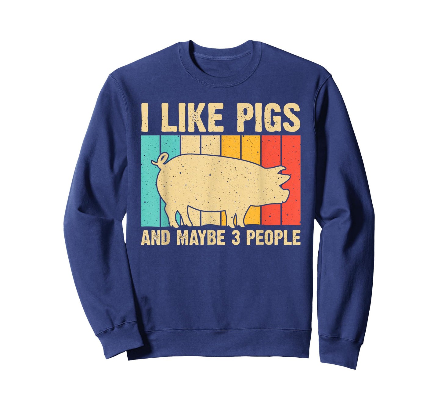 Funny Pig For Men Women Farm Animal Swine Vintage Pig Lovers T-Shirt