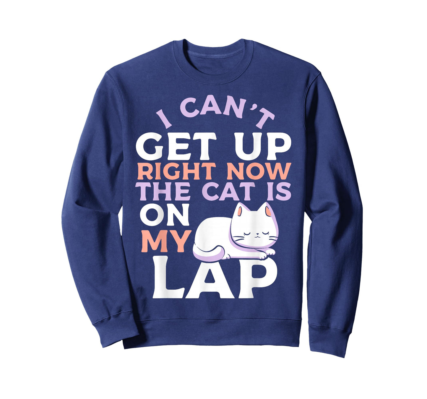 I Can’t Get Up Right Now The Cat Is On My Lap Cat Lover T-Shirt