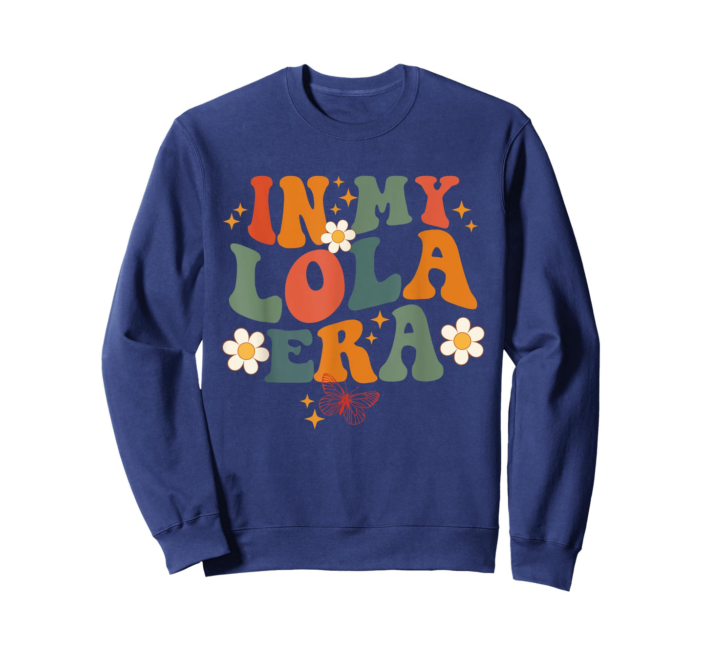 In My Lola Era Retro Groovy Family For Grandma Mother's Day T-Shirt
