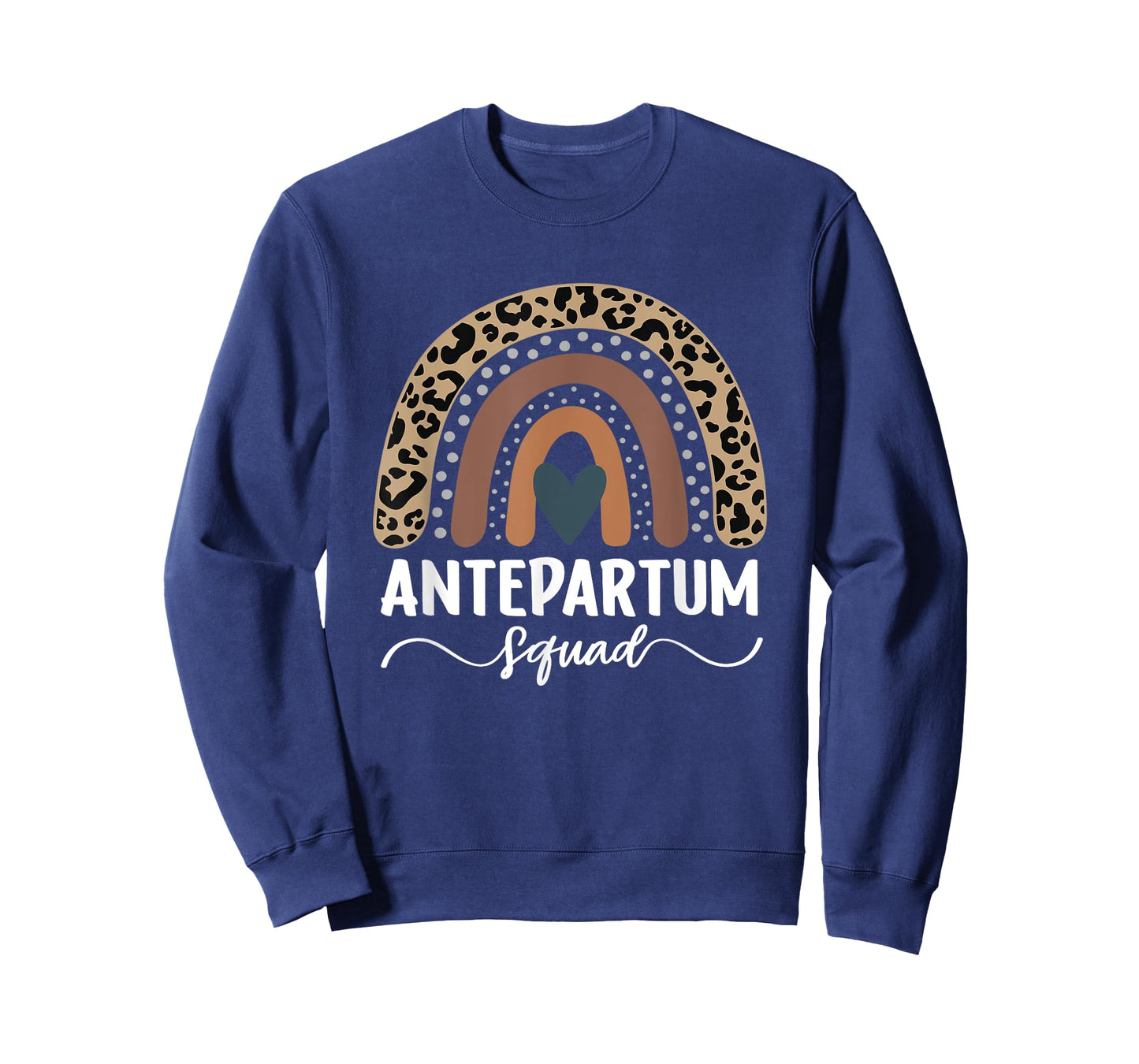 Antepartum Squad, Leopard Rainbow Antepartum Nurse T-Shirt