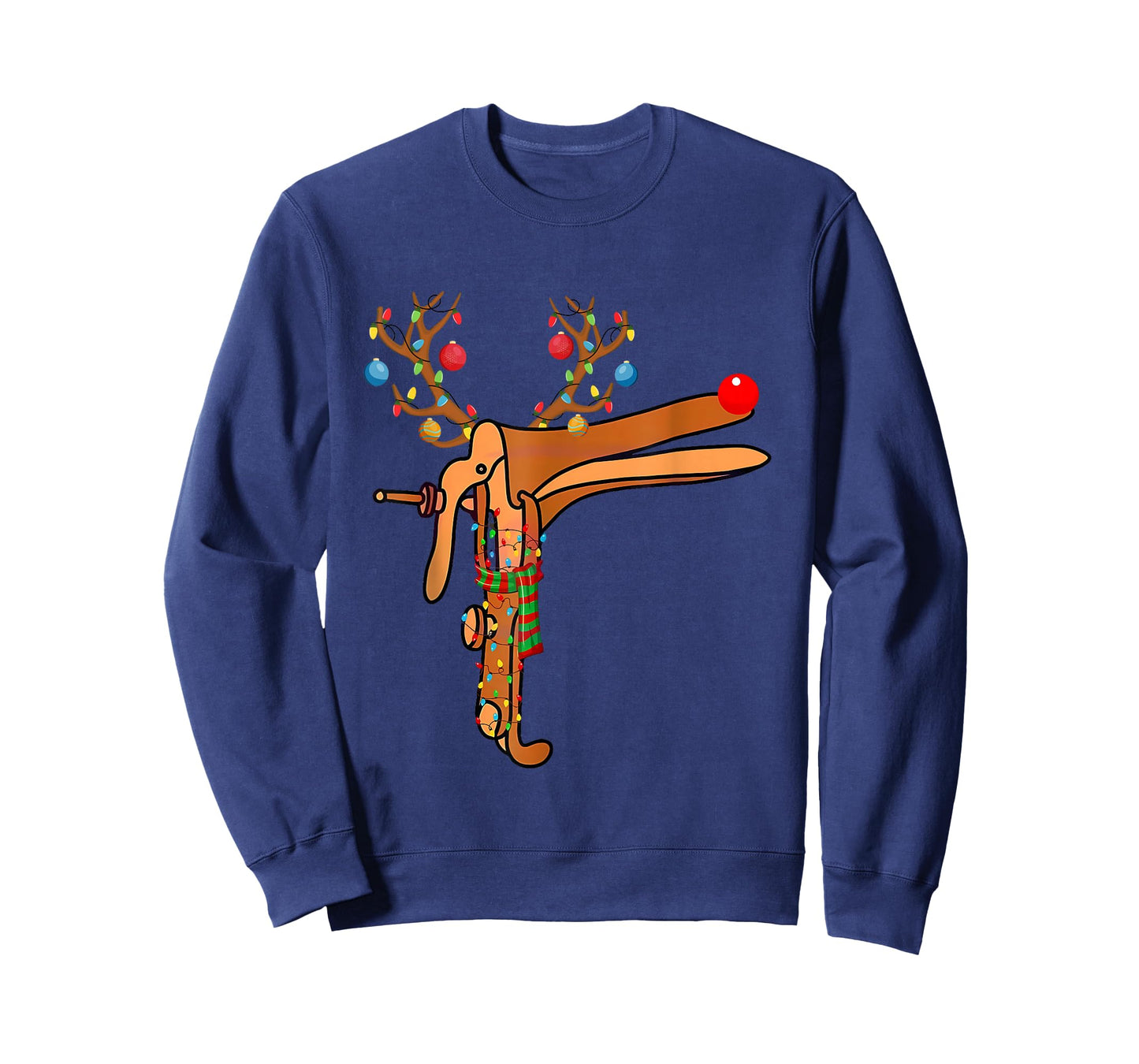 Christmas Speculum Reindeer Funny Xmas Nurse Midwife T-Shirt