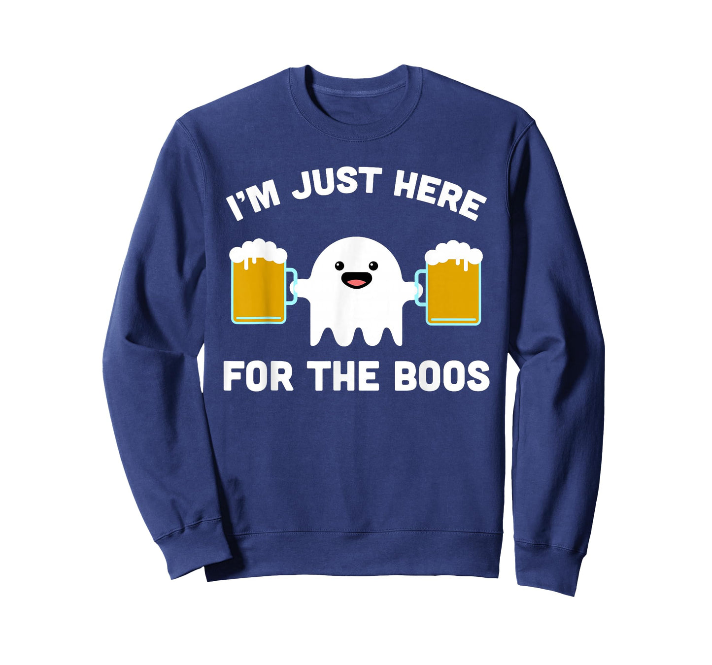 Bartender Halloween Costume Funny Ghost Here For The Boos T-Shirt