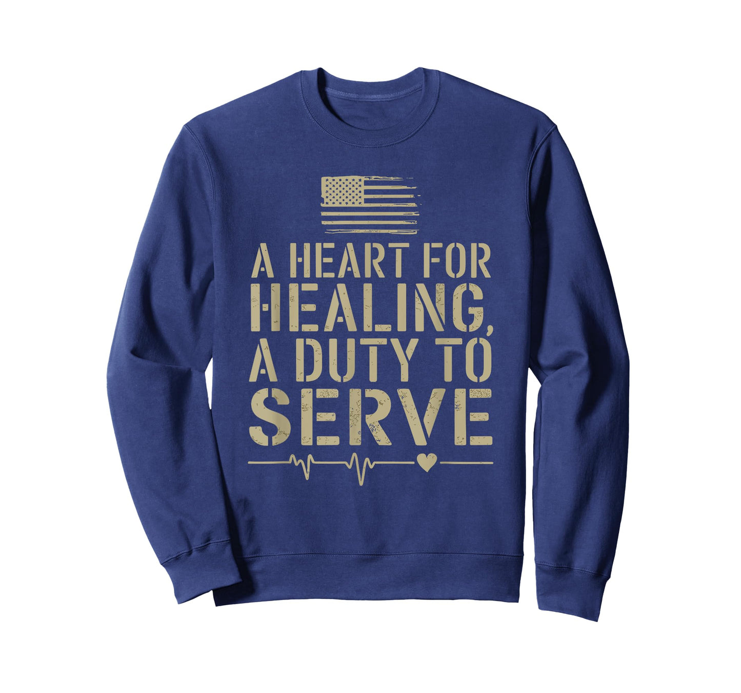 America Military Nurse Design VA Nursing Veteran T-Shirt