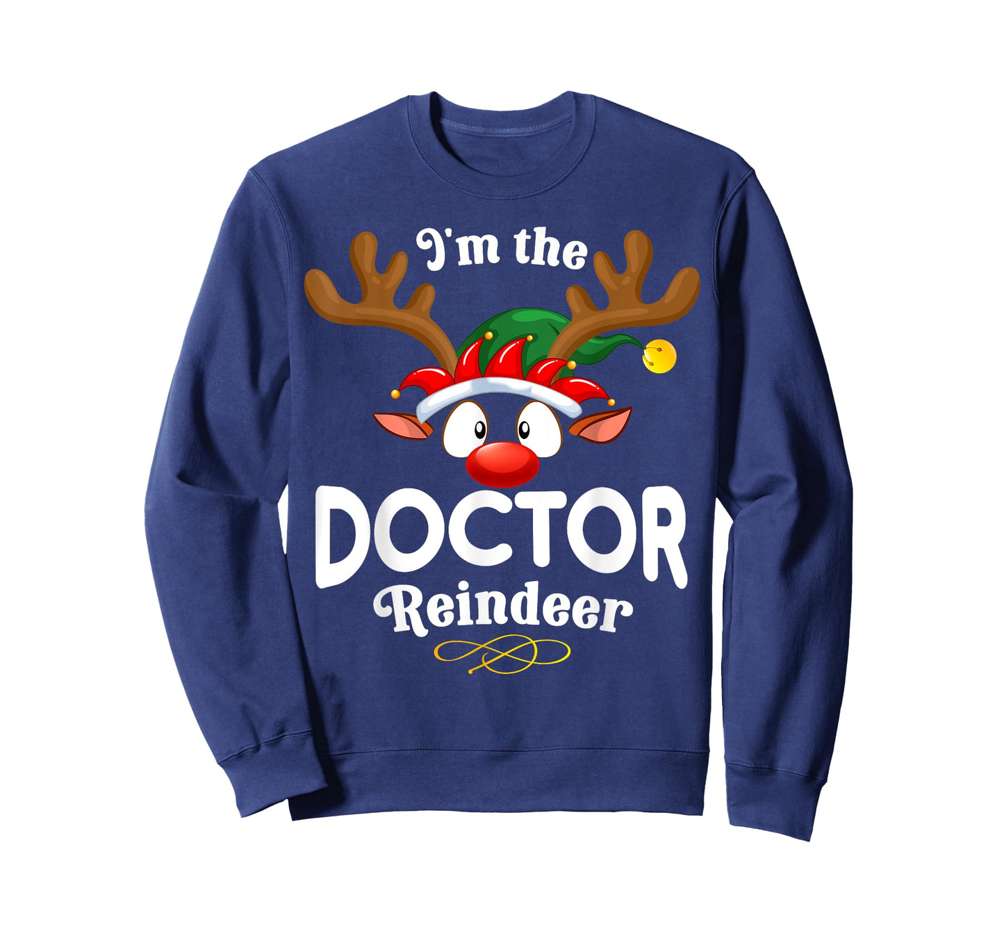 Christmas PJS Doctor XMas Reindeer Matching T-Shirt