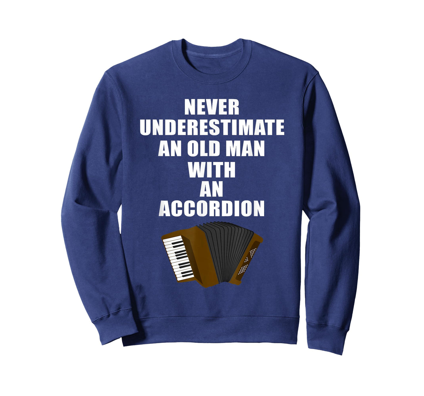 Cool Accordion Art For Grandpa Men Father Accordion Player T-Shirt