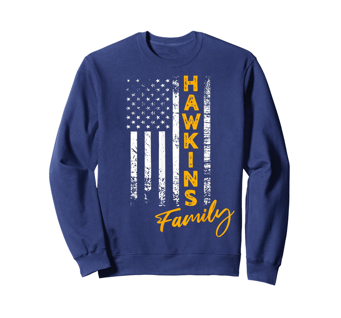 Hawkins Surname American Hawkins Last Name Hawkins T-Shirt