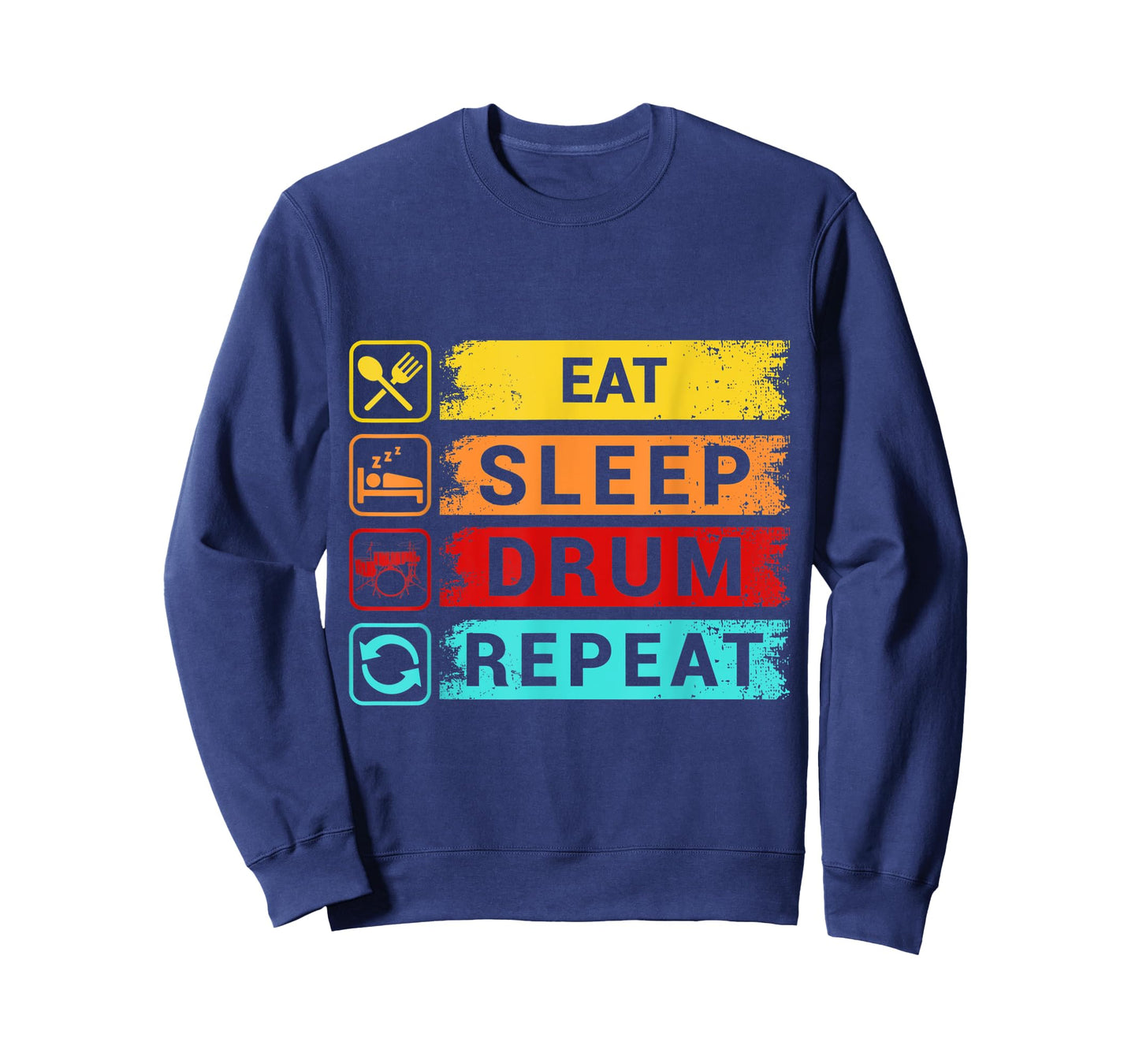 Eat Sleep Drum Repeat Funny Drummer Apparel T-Shirt