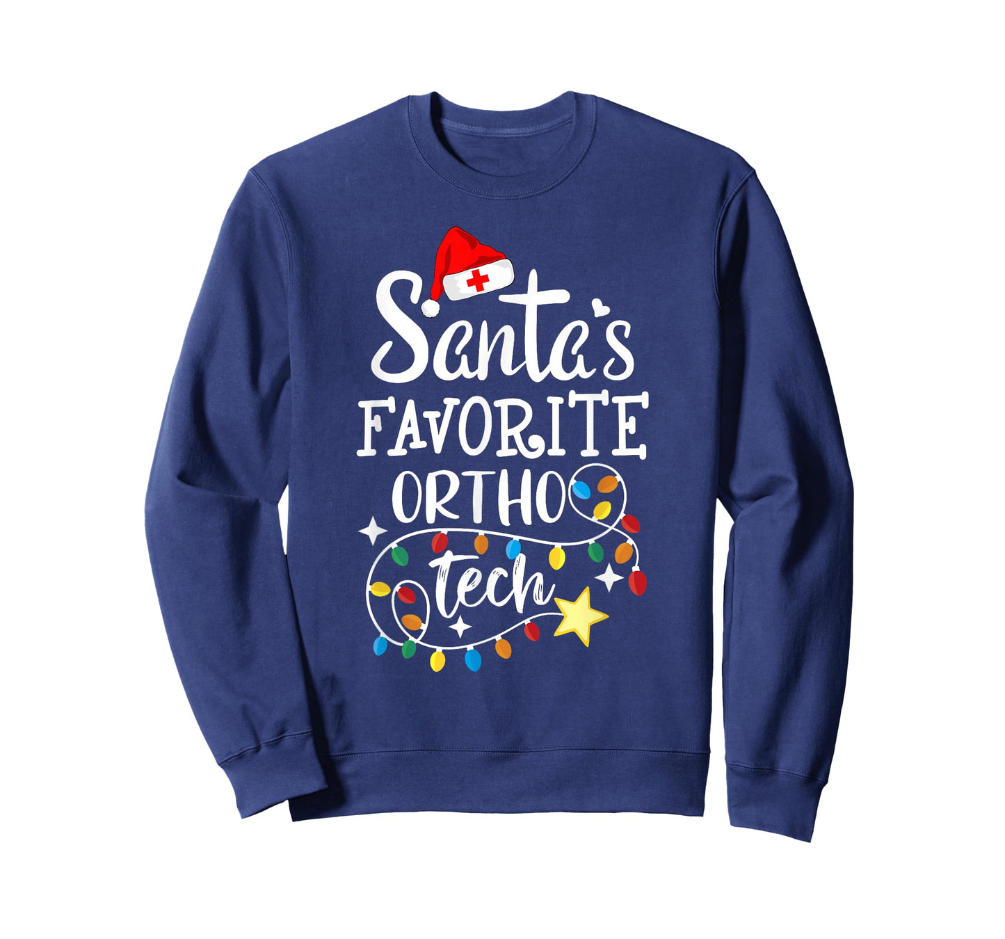 Christmas Orthopedic Technician Santa's Favorite Ortho Tech T-Shirt