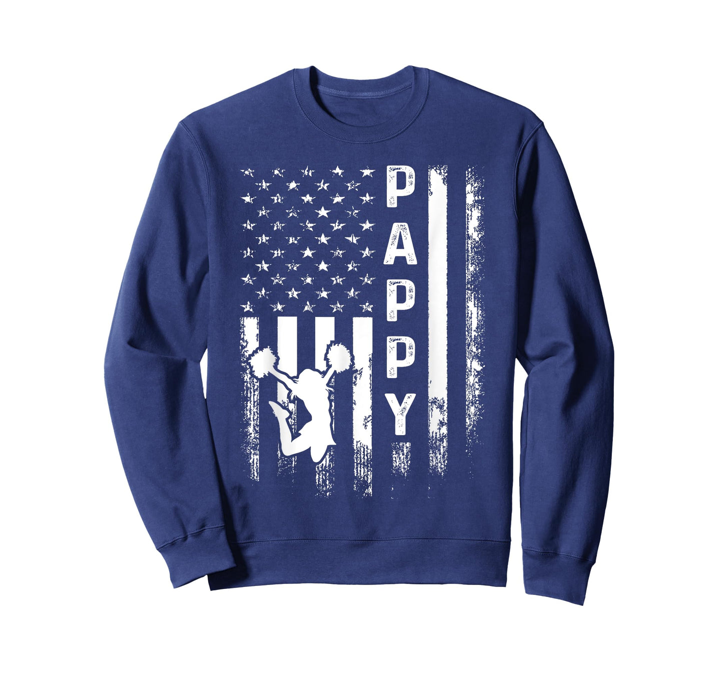 Cheer Pappy American Flag Cheerleading Cheerleader T-Shirt