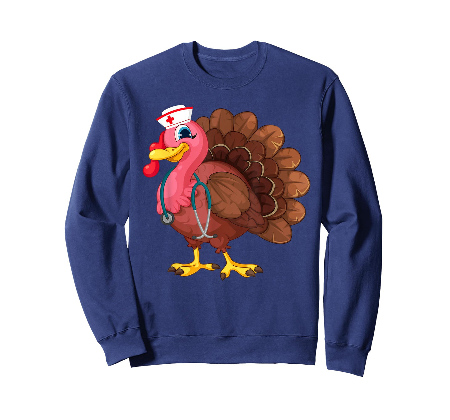 Cute Nurse Gifts Turkey Funny Thanksgiving Doctor Nursung T-Shirt