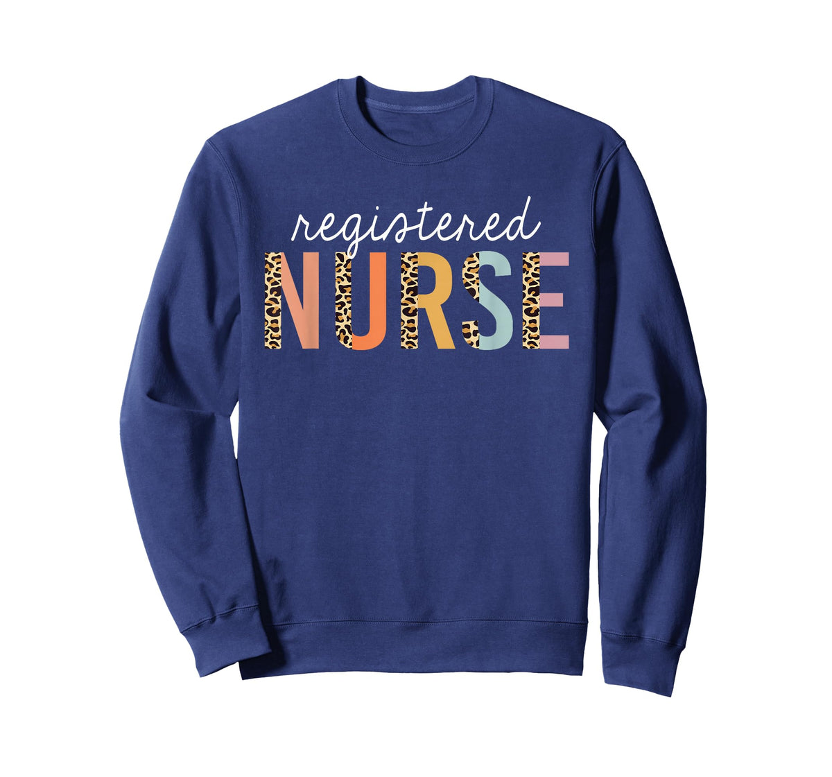 RN Nurse Leopard Print Registered Nurse Nursing School Women T-Shirt