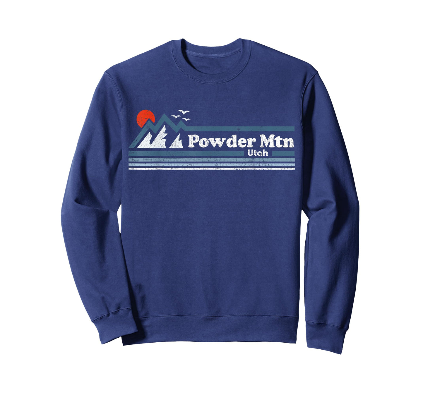 Retro Powder Mountain Utah Ski State Vintage 70s Souvenir T-Shirt