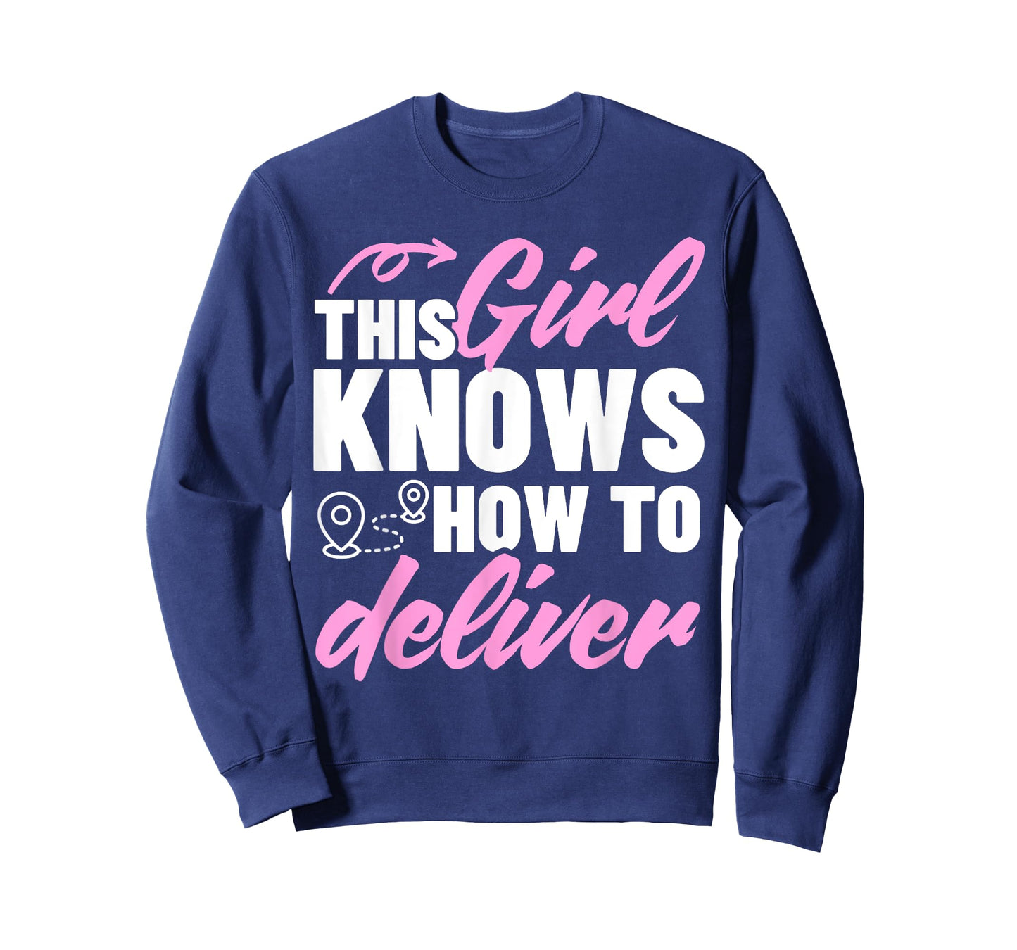 Cute Delivery Driver Art For Girl Women Delivery Services T-Shirt
