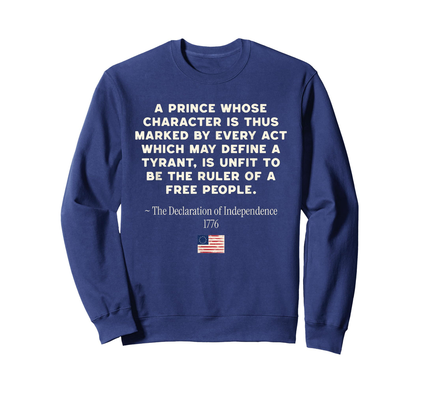 Political Protest Declaration of Independence No Tyrants USA T-Shirt