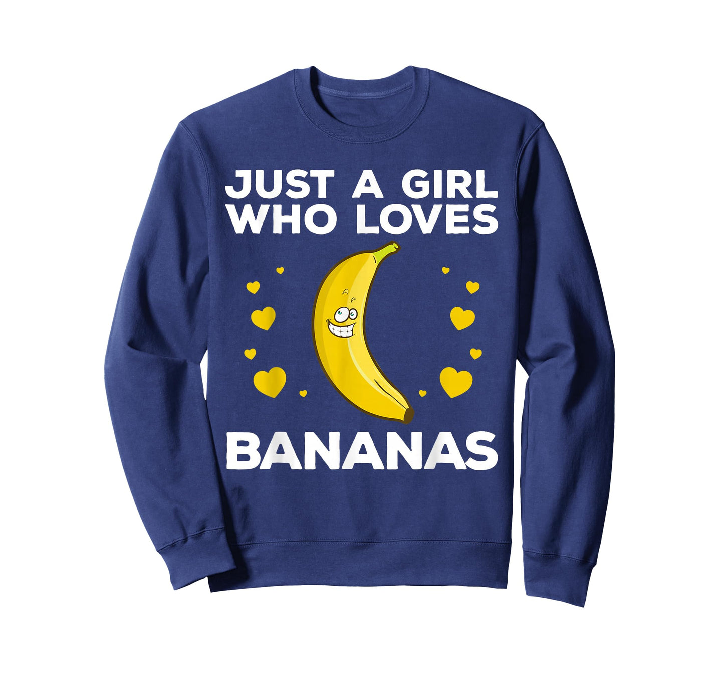 Funny Banana Design Women Girls Kids Banana Fruit Lovers T-Shirt