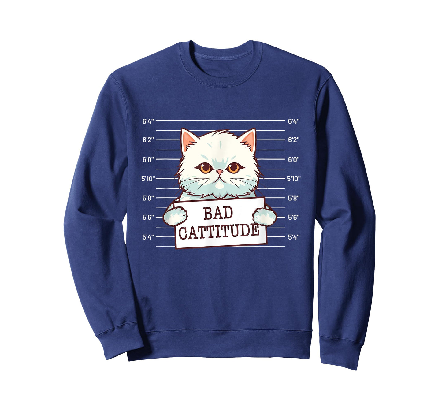 Bad Cattitude - Cat Lover Kitten Owner Kitty T-Shirt for Men Women Girls Kids