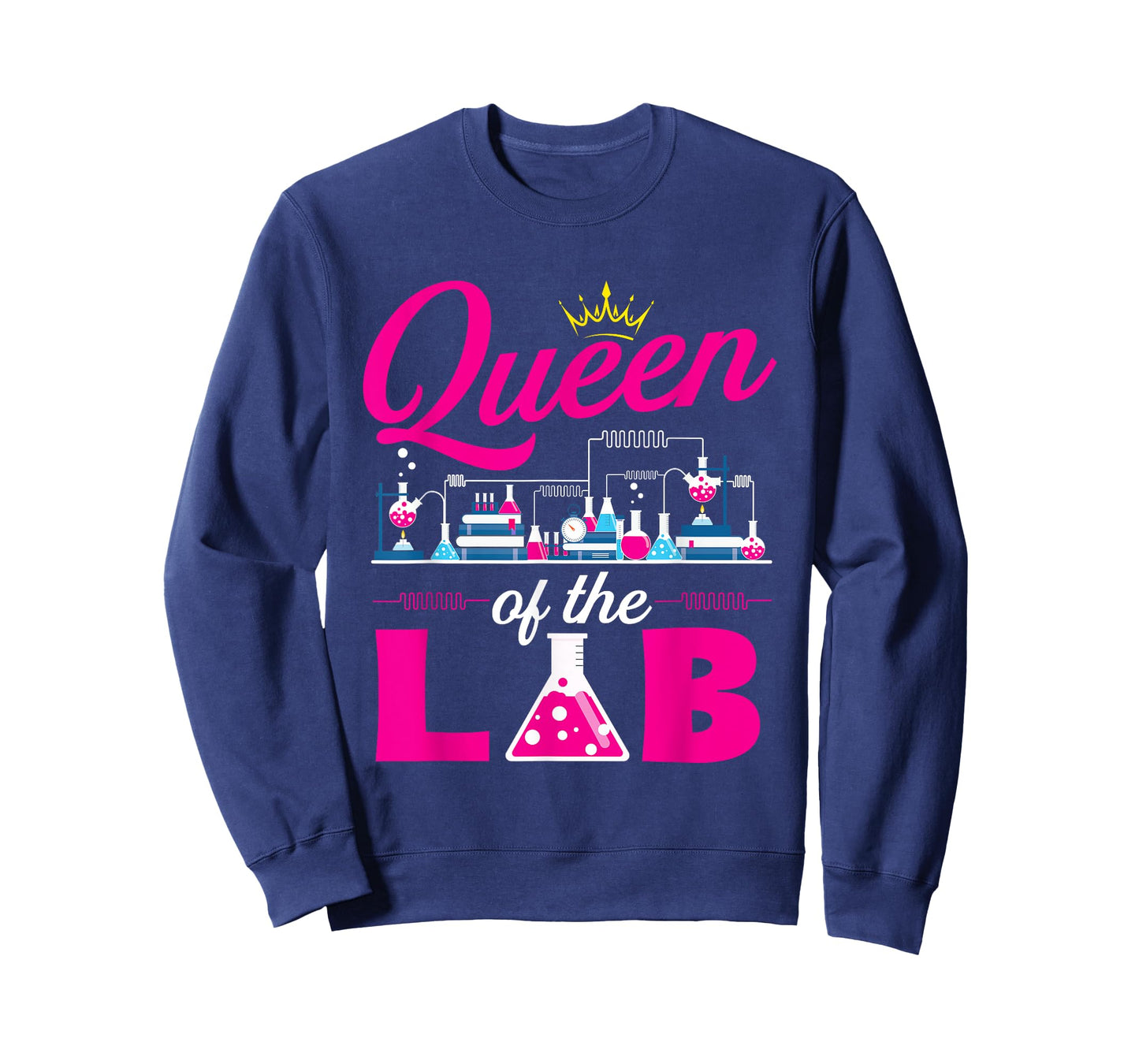 Queen Of The Lab - Biology Lover Science Fan Biologist T-Shirt