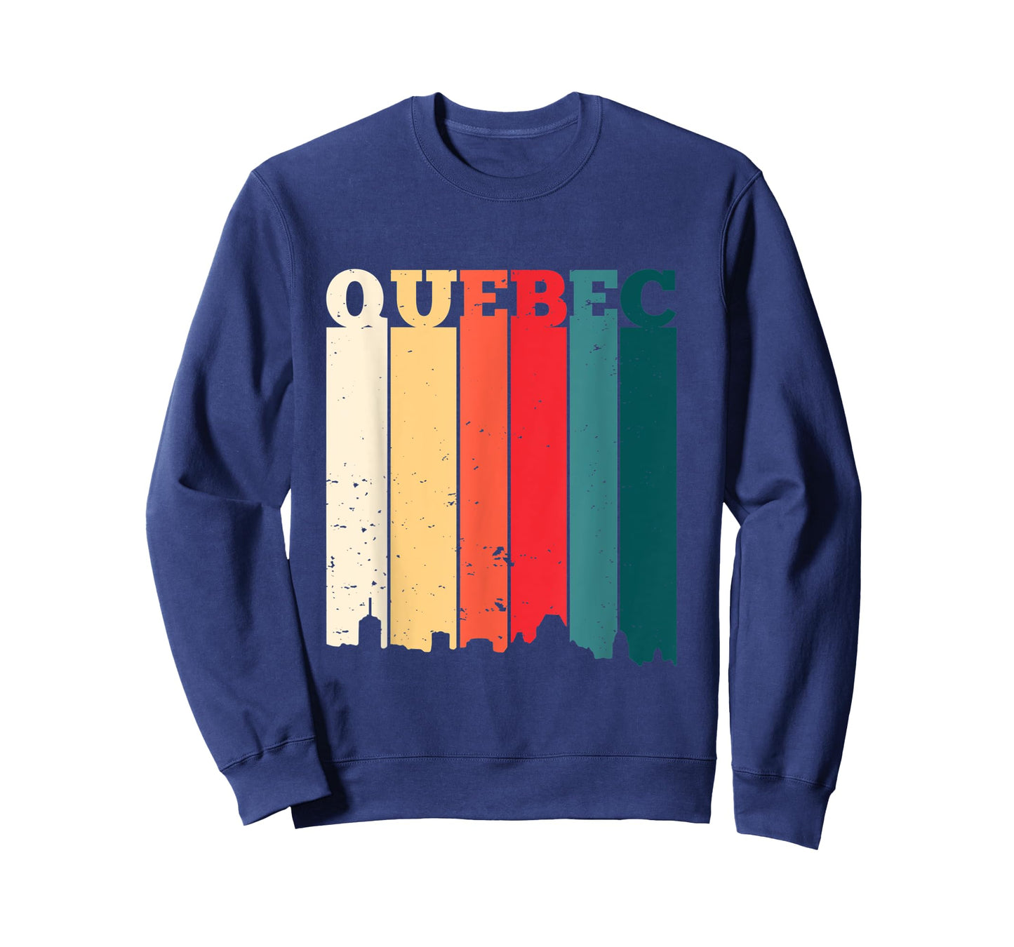 Quebec Skyline Canada Pride Vacation Travel Canadian Gift T-Shirt