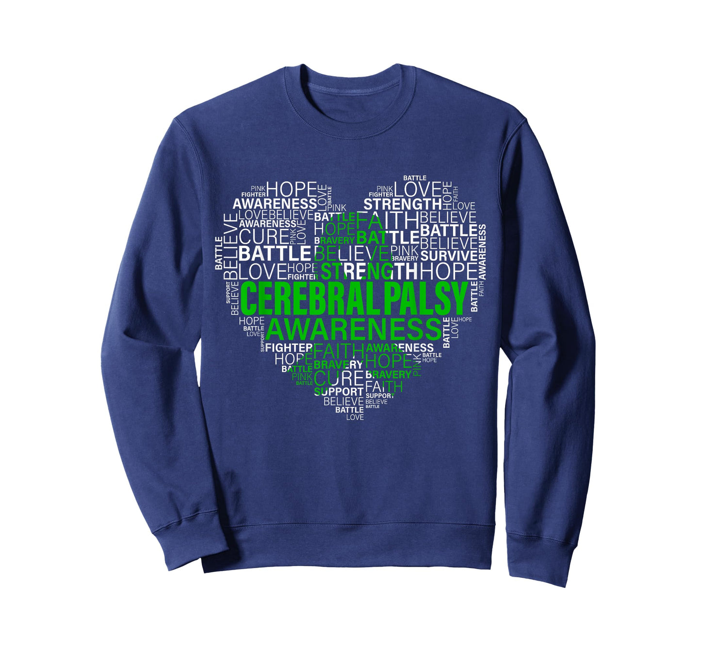 Cerebral Palsy Awareness Hope Support Strong Warrior T-Shirt