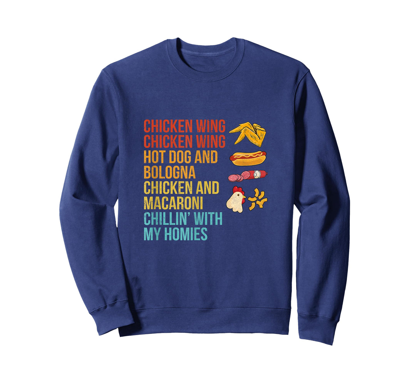 Chicken Wing Chicken Wing Hot Dog and Bologna T-Shirt