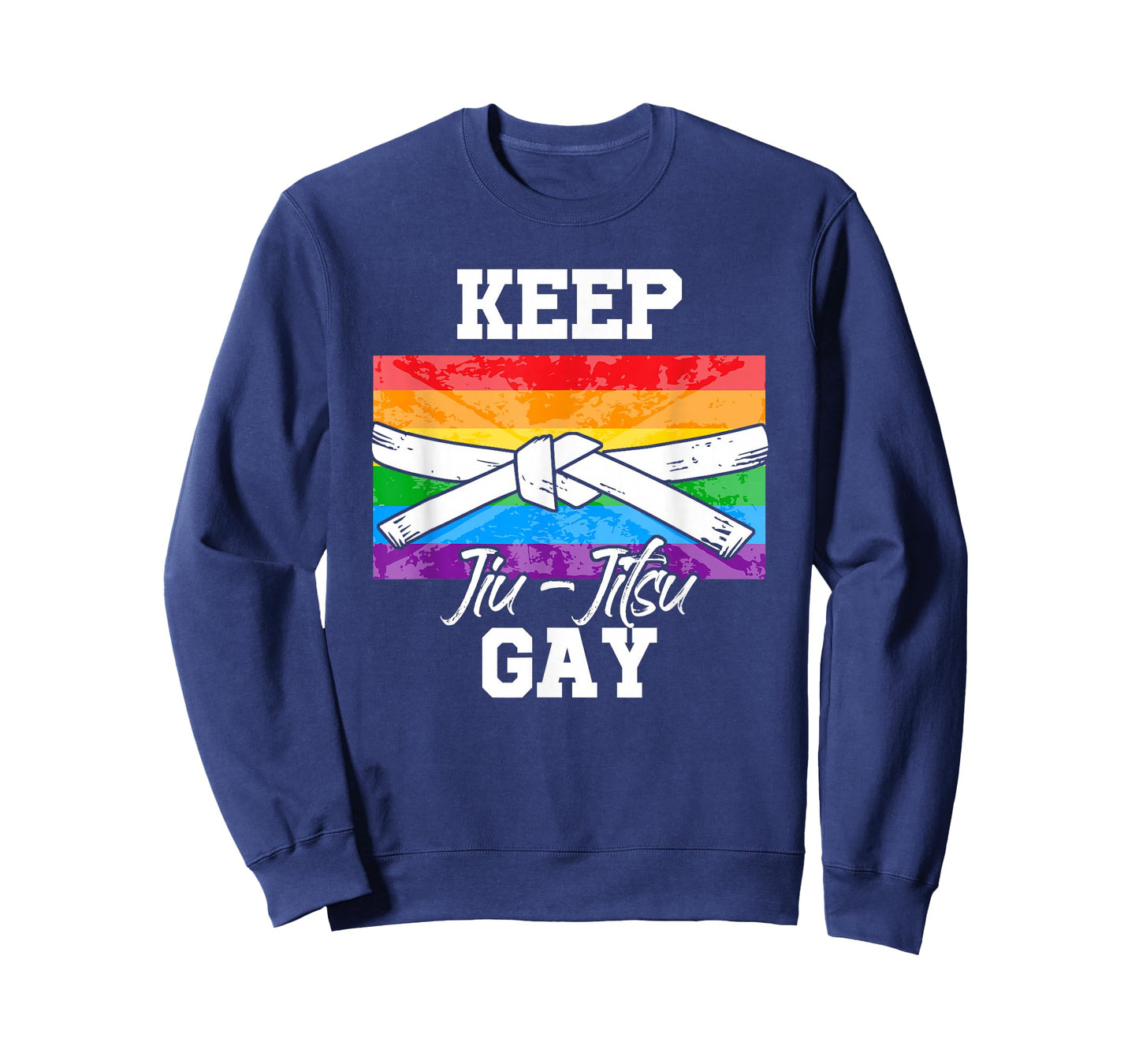 Keep Jiu Jitsu Gay LGBT Pride Month Ally Flag T-Shirt
