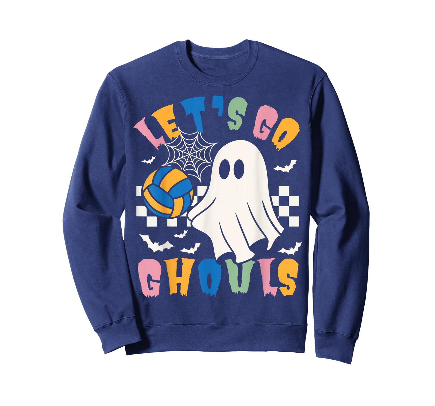 Funny Ghost Volleyball Halloween Costume Men Women & Kids T-Shirt