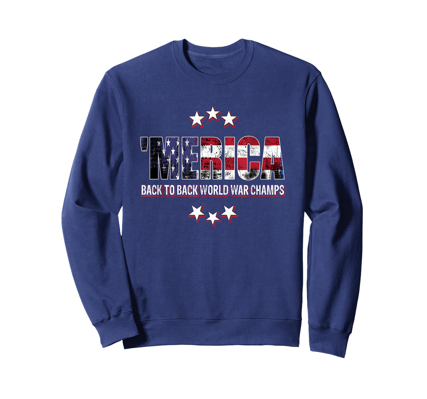 Merica Back to Back World Champs T-Shirt Fourth of July Tee T-Shirt