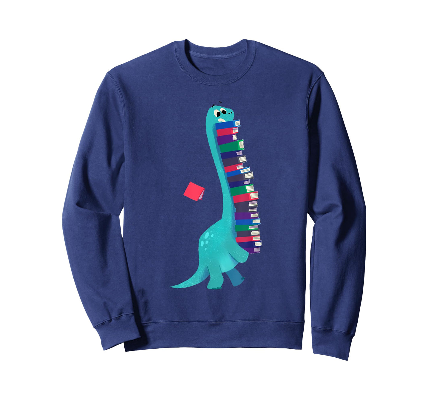 Cute Dinosaur Book Reading T-Shirt