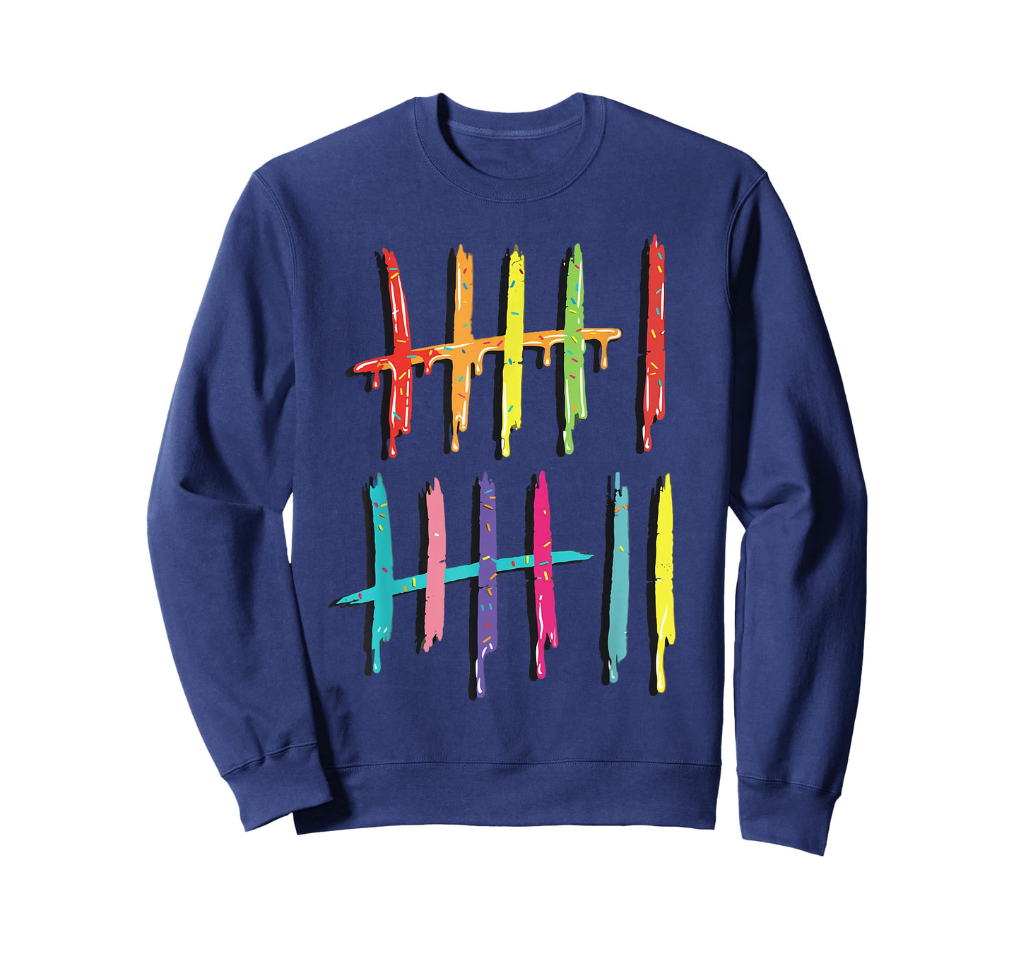 Tally Marks 6 7 Numbers Funny Six Seven 67 Meme Gen Z Humor T-Shirt