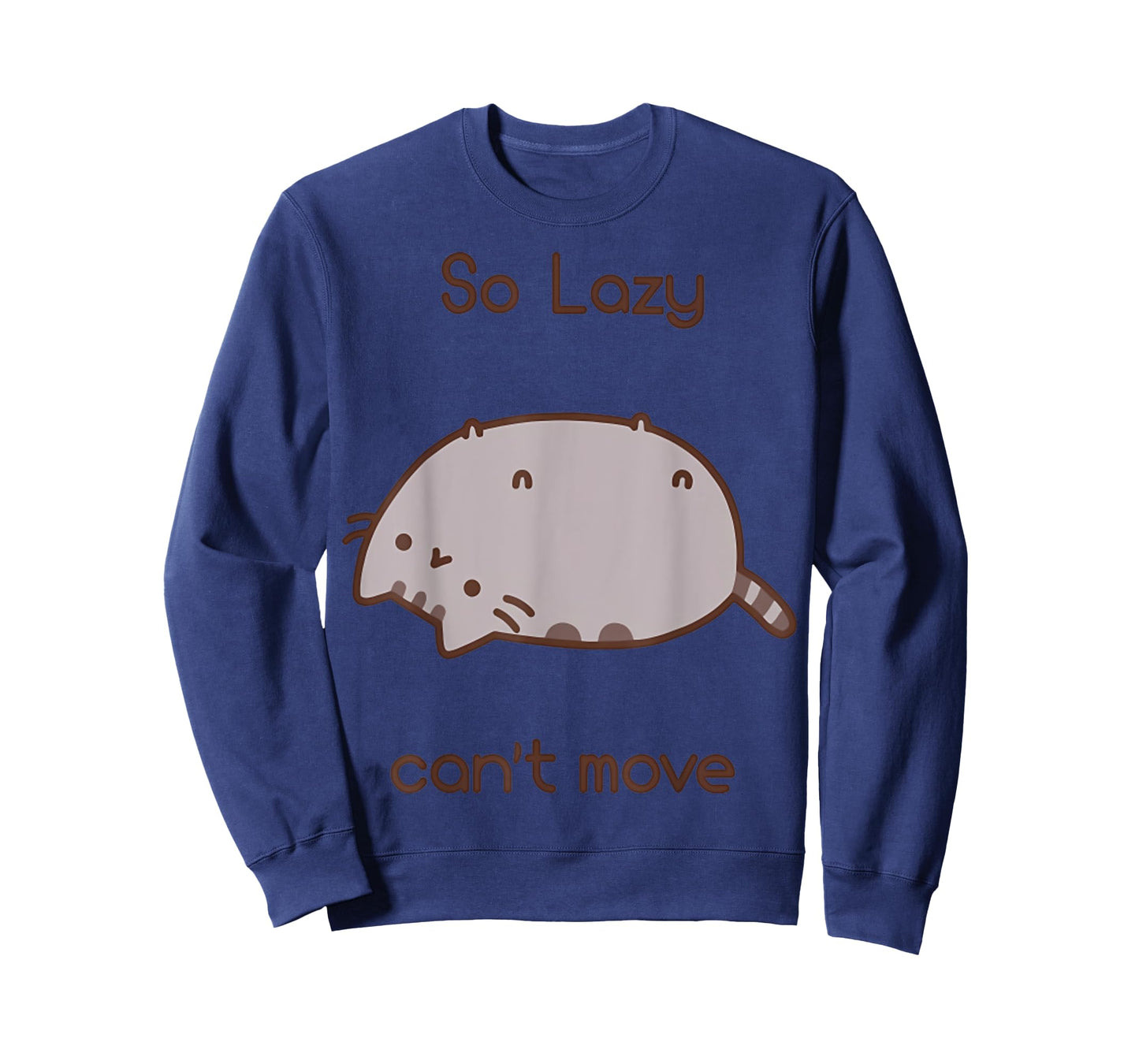 The Cat Is So Lazy And He Cant Move Animal Funny T-Shirt for Men Women