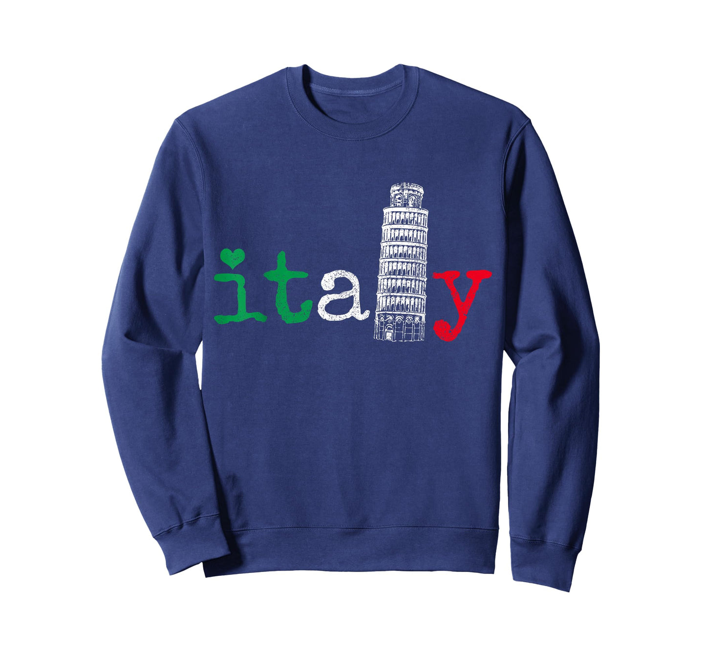Italy Italy Flag Pride Leaning Tower of Pisa T-Shirt
