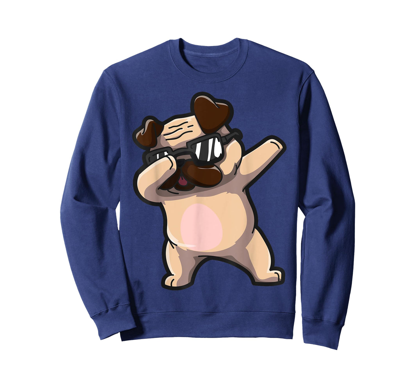 Dabbing Pug Lover Owner Funny Pet T-Shirt