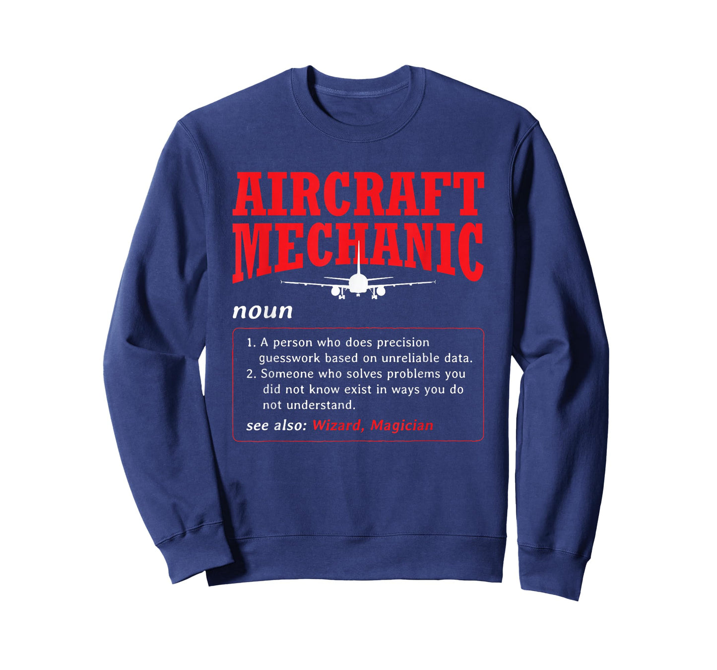Aircraft Mechanic Definition Airplane Aircraft Mechanic T-Shirt