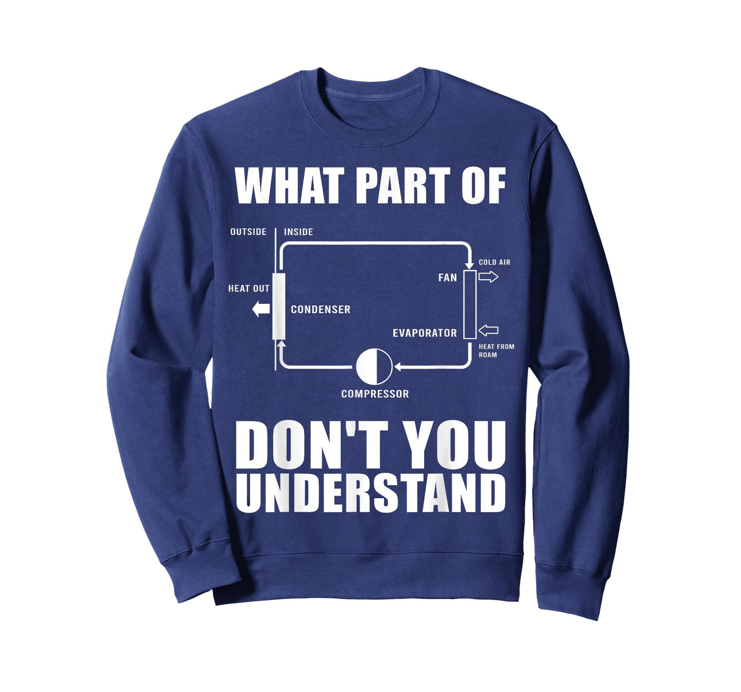 Cool HVAC Design For Men Women Air Conditioning Ventilation T-Shirt