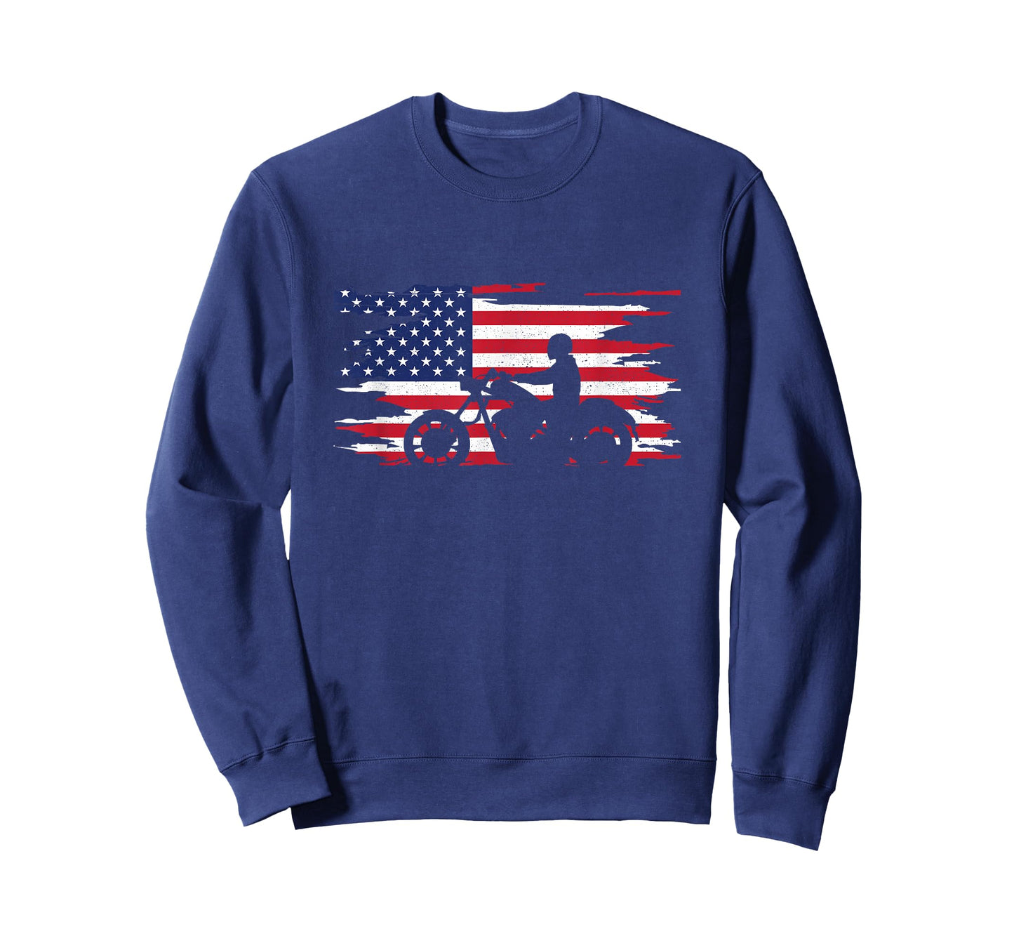 American Flag Motorcycle Apparel - Motorcycle T-Shirt