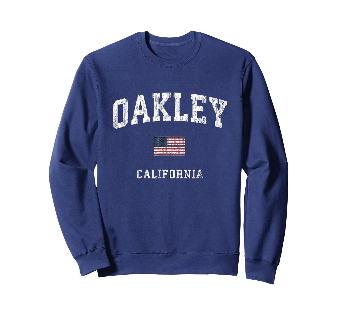 Oakley California CA Vintage American Flag Sports Design T-Shirt