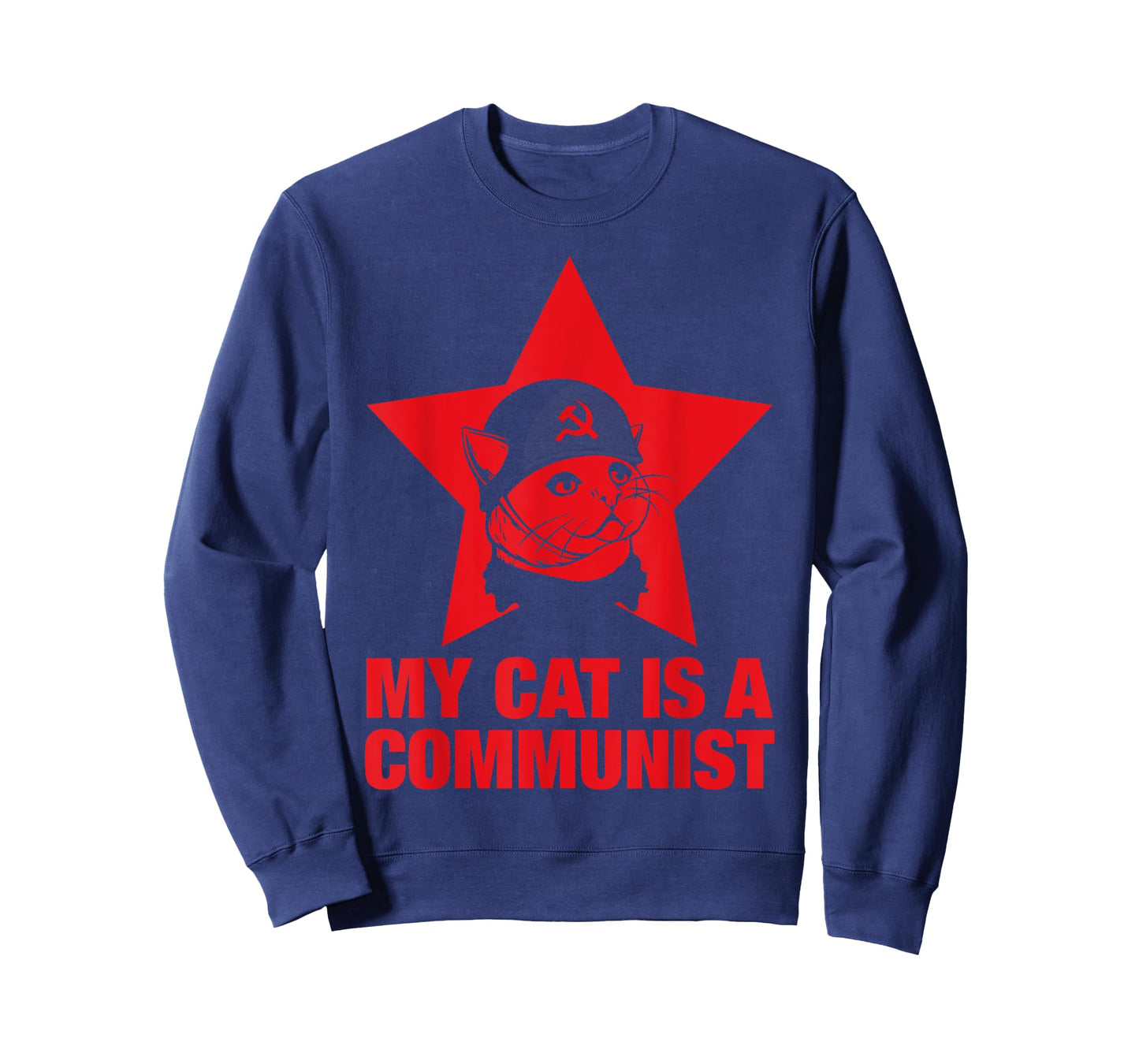 My Cat Is A Communist T-Shirt for Men Women