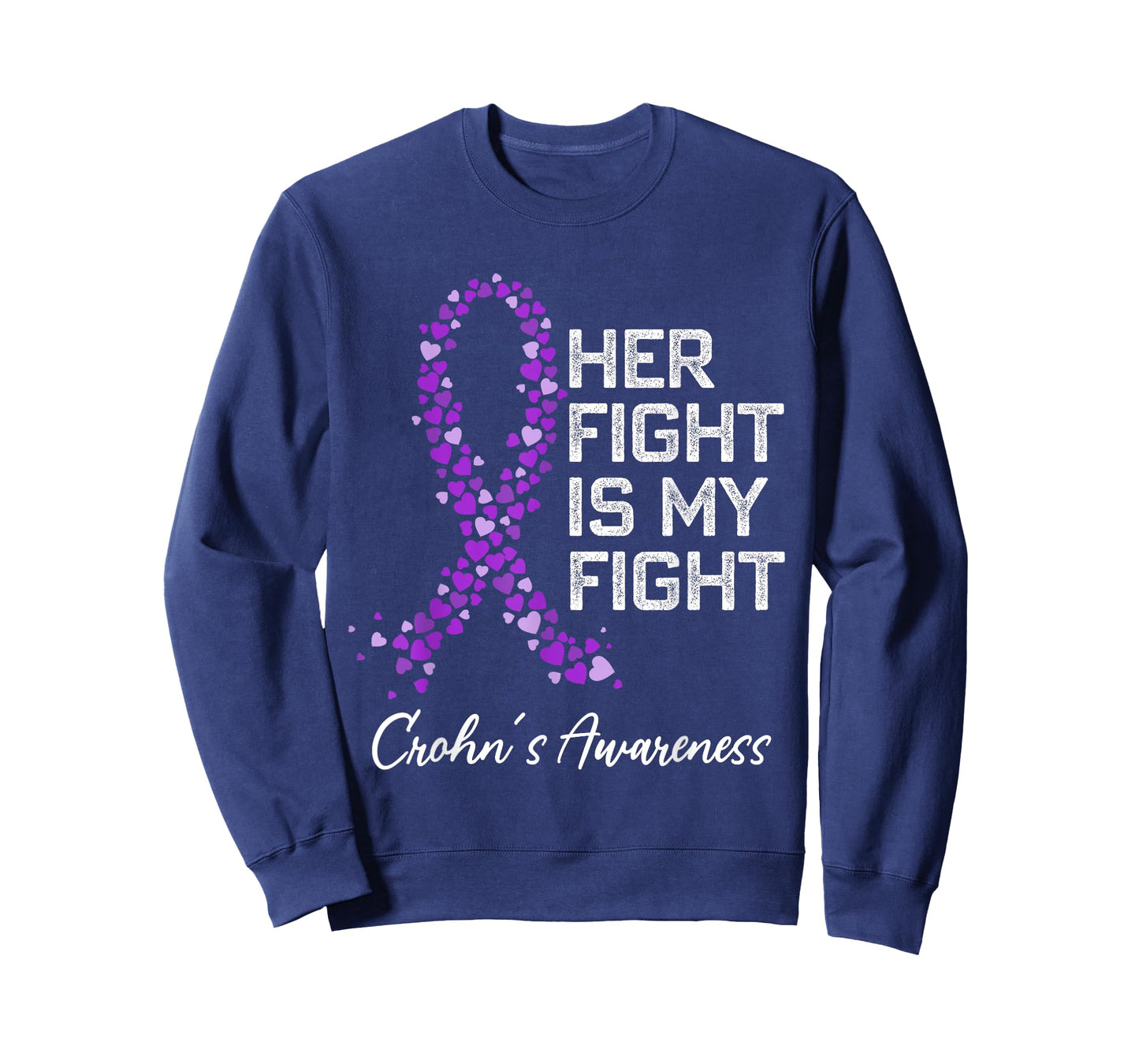 Colon Cancer and Crohn's Disease Awareness Husband Boyfriend T-Shirt