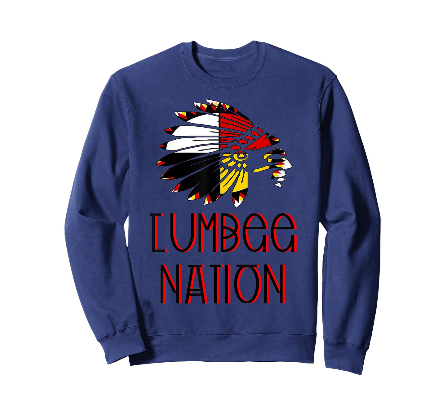 LUMBEE NATION FLAG | Indigenous | Native American Headdress T-Shirt