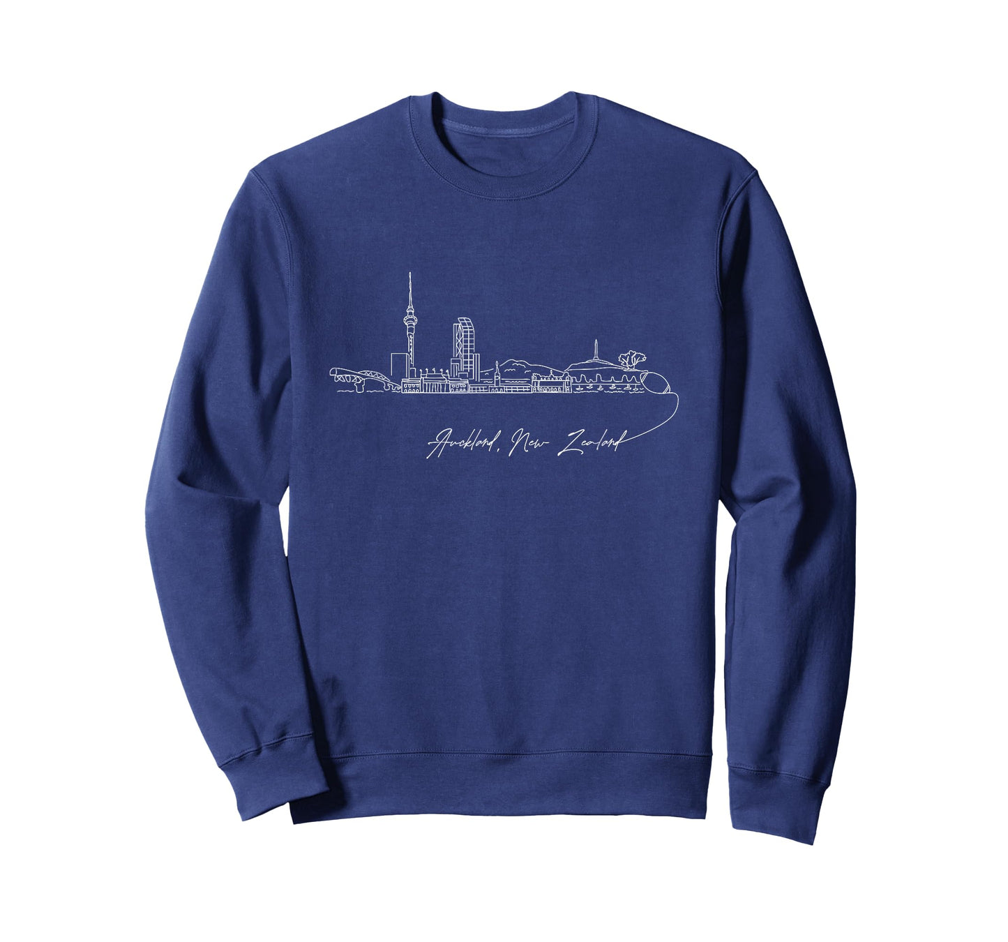 Signature Auckland City Skyline - New Zealand Souvenir T-Shirt