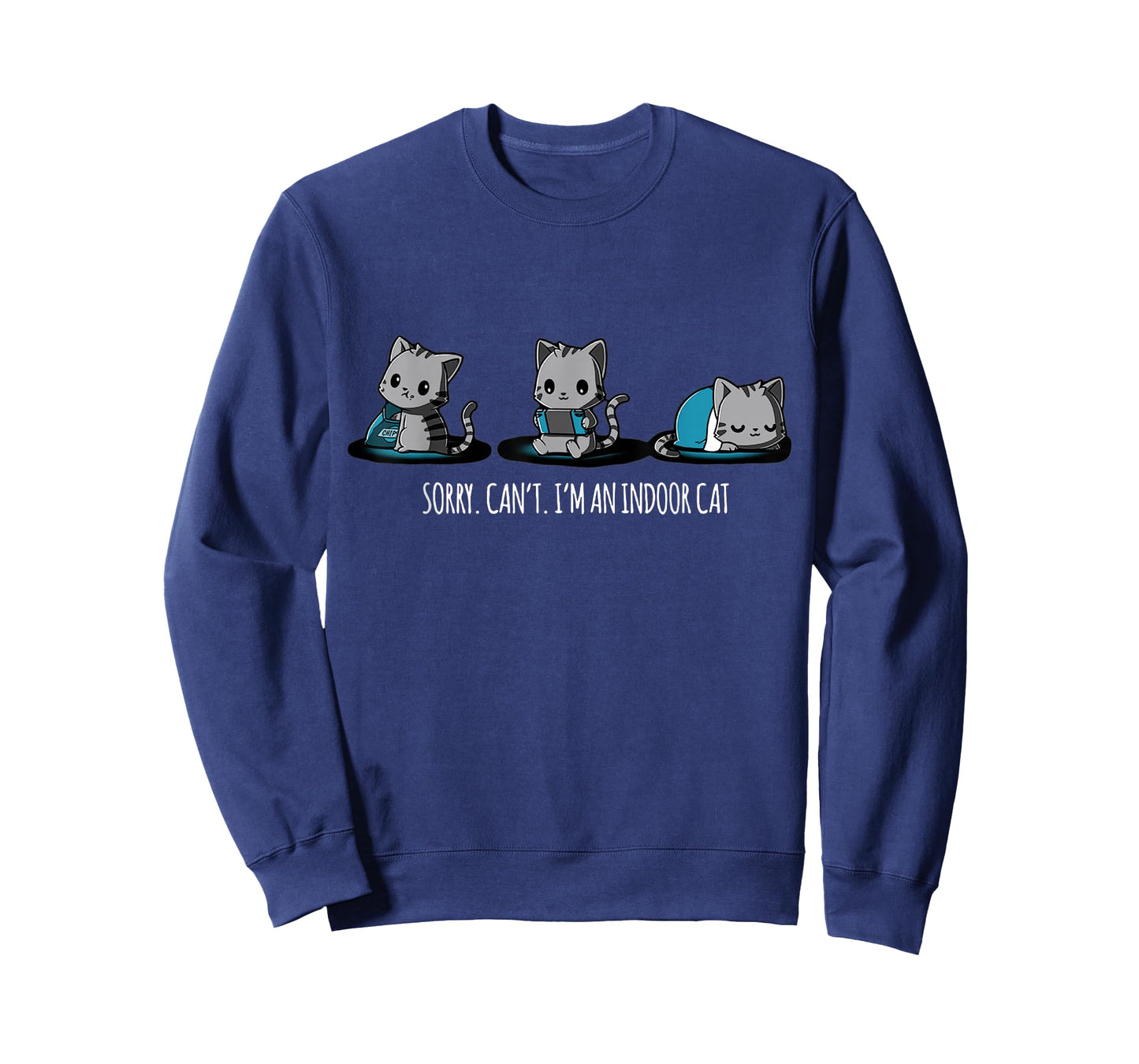 Sorry I Can't I'm An Indoor Cat Kitty Lover T-Shirt