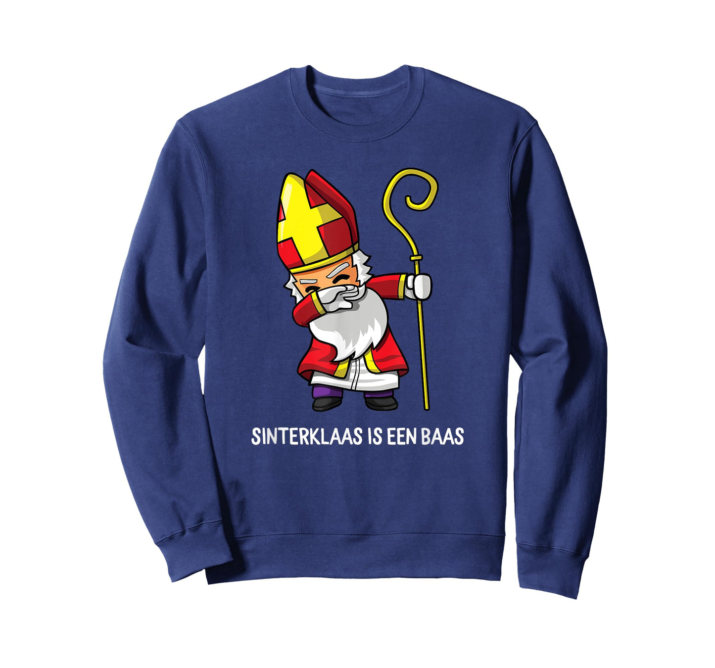 Dabbing Sinterklaas Is Een Baas Dutch Holiday Sint T-Shirt T-Shirt
