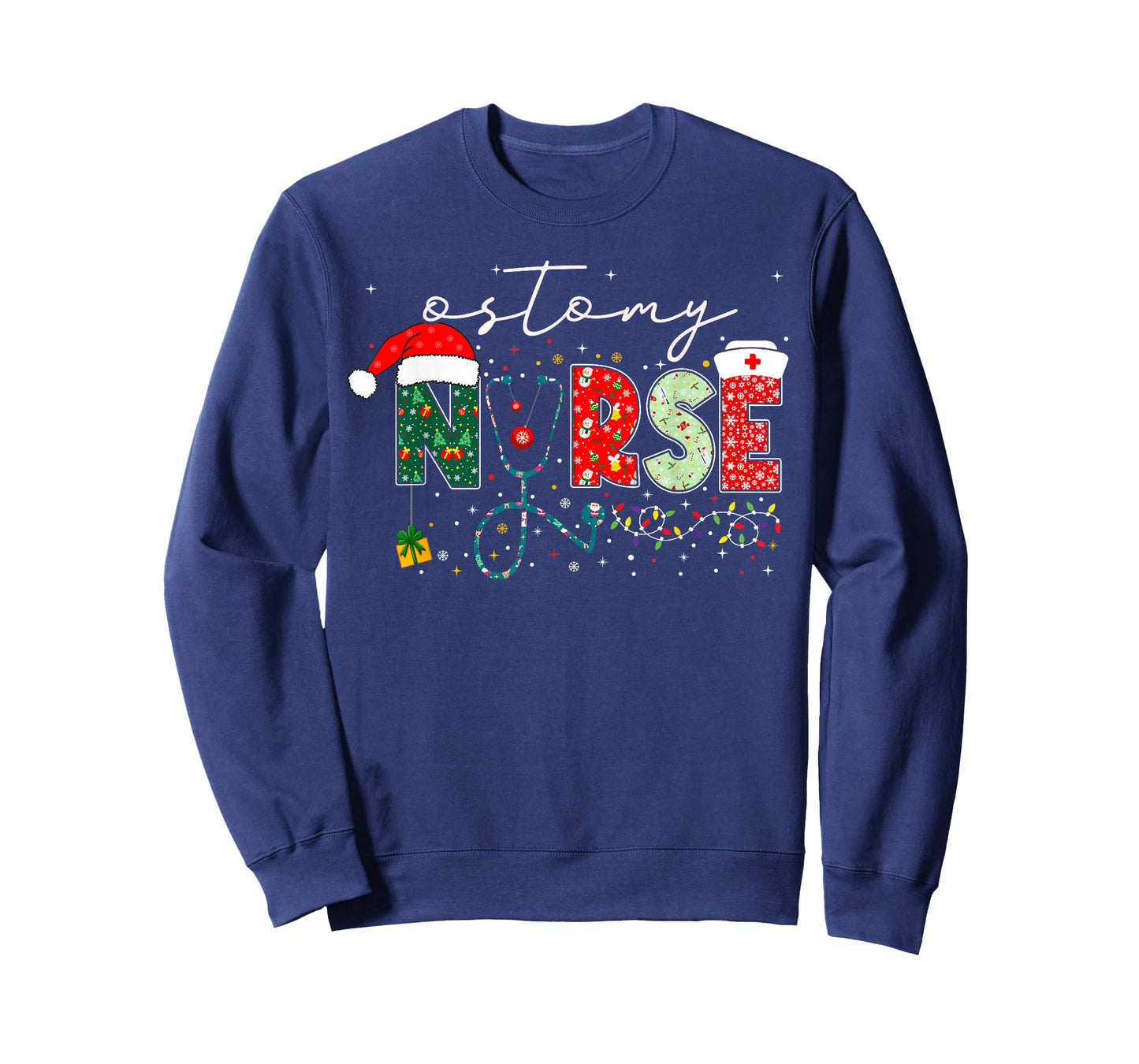 Christmas Ostomy Nurse Gifts For Nursing Student T-Shirt