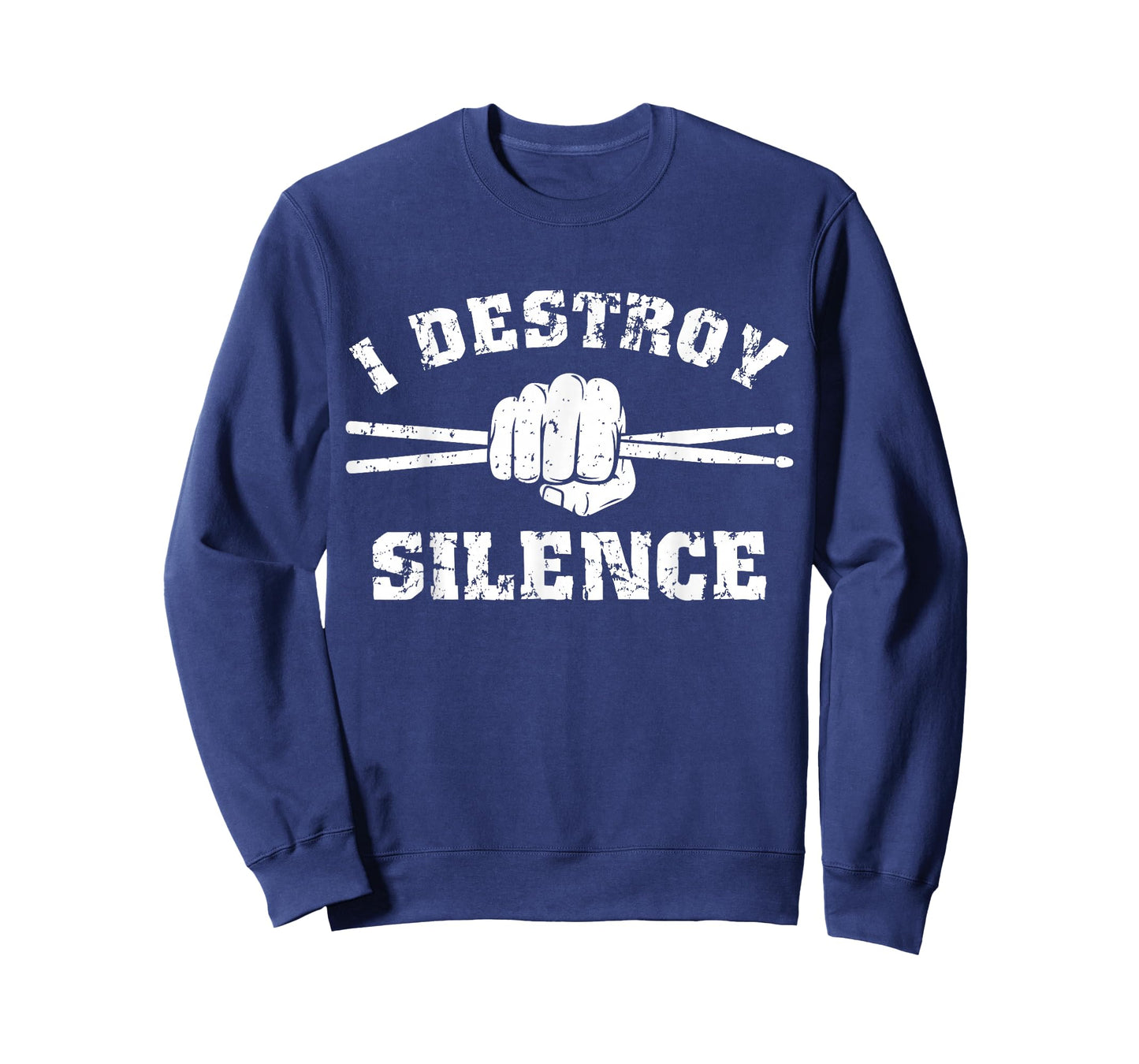 I Destroy Silence Awesome Drummer Drums Accessories T-Shirt