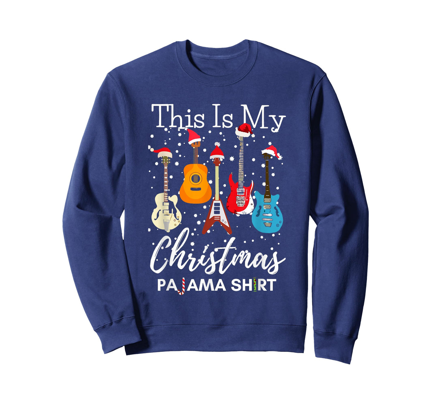 This is My Christmas Pajama Guitar Guitarist Music Lover T-Shirt